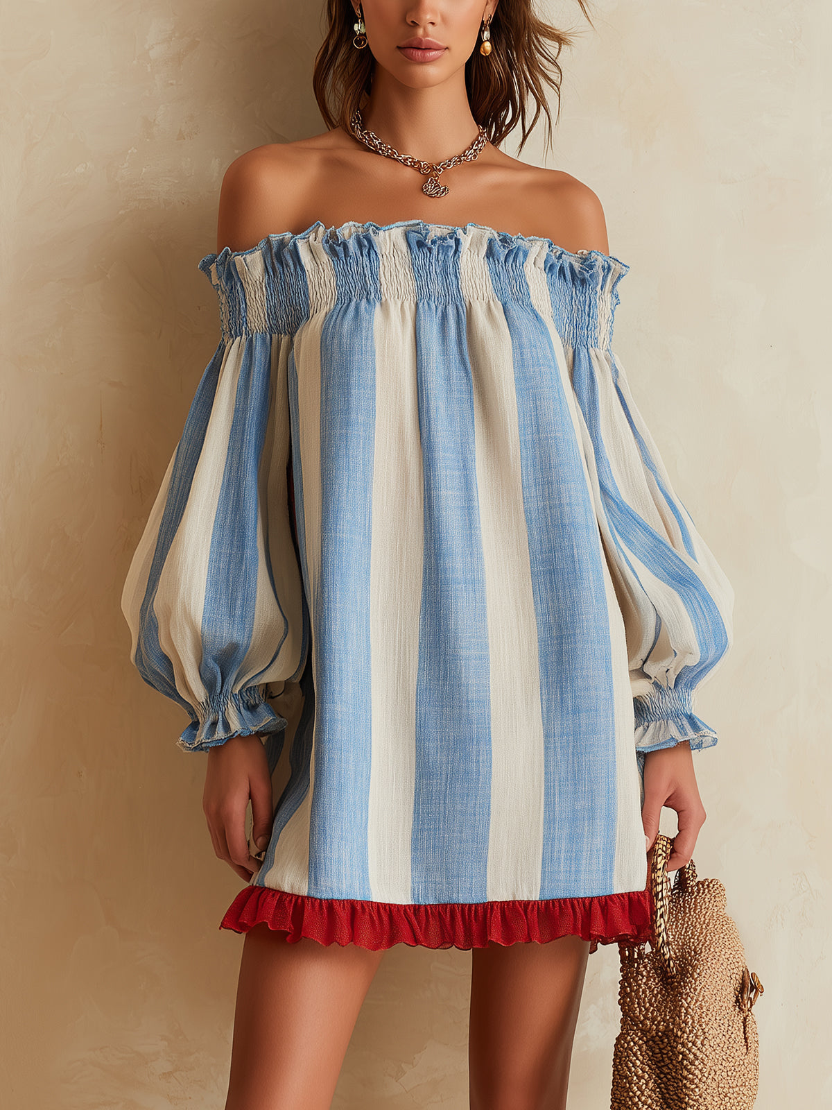 Ondine | Robe Mini Rayée
