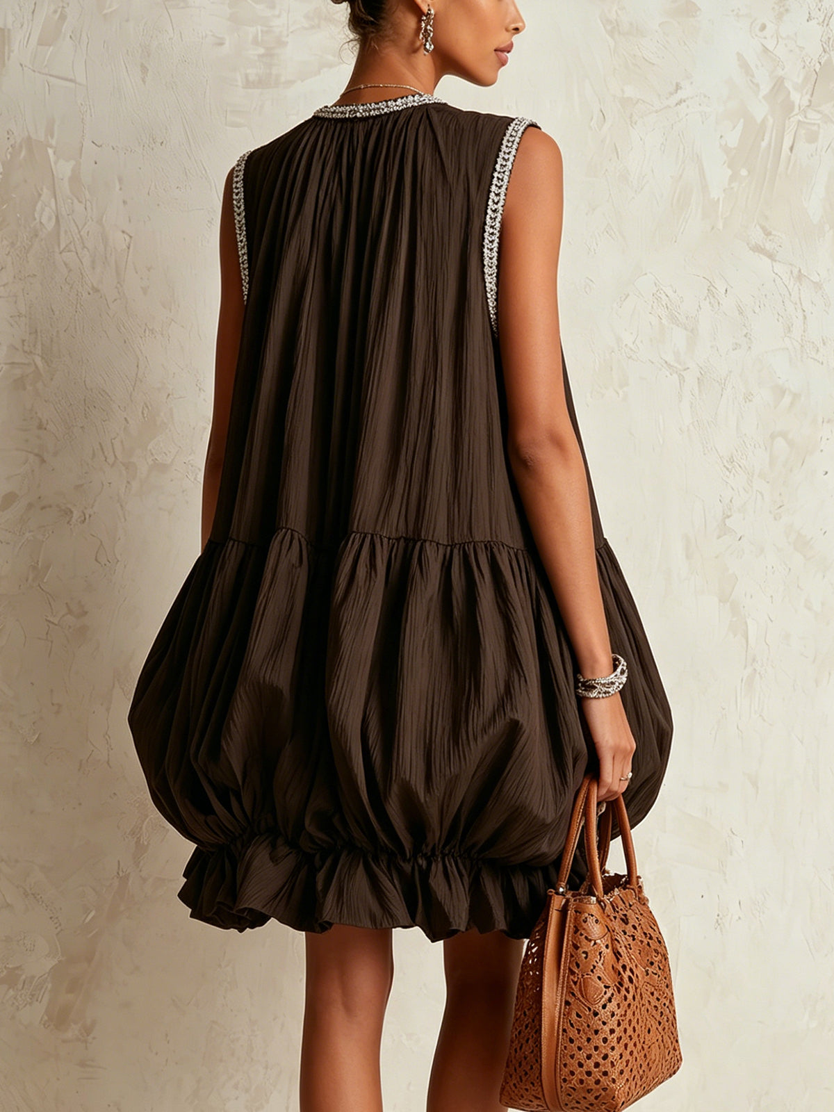 Colette | Robe Mini Marron
