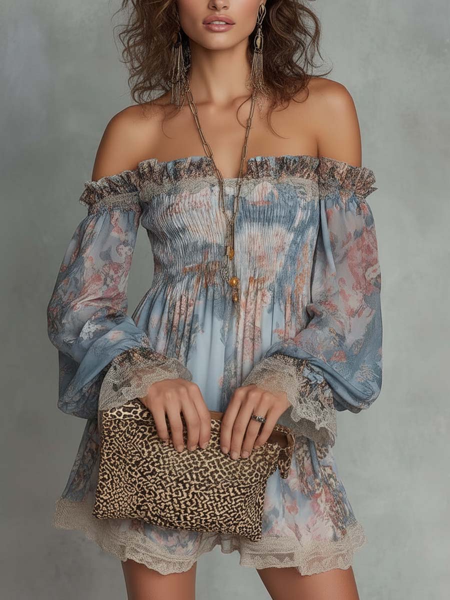 Romane | Robe Mini Fleurie