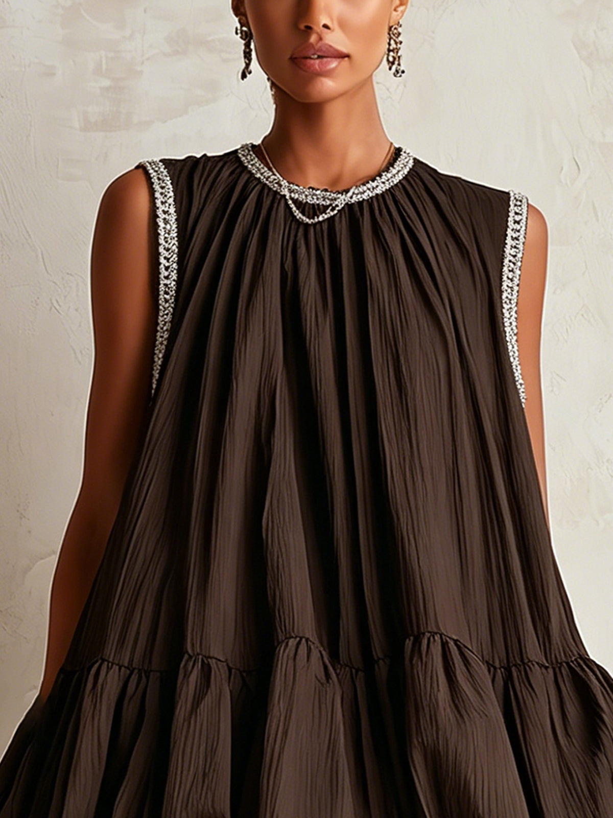 Colette | Robe Mini Marron
