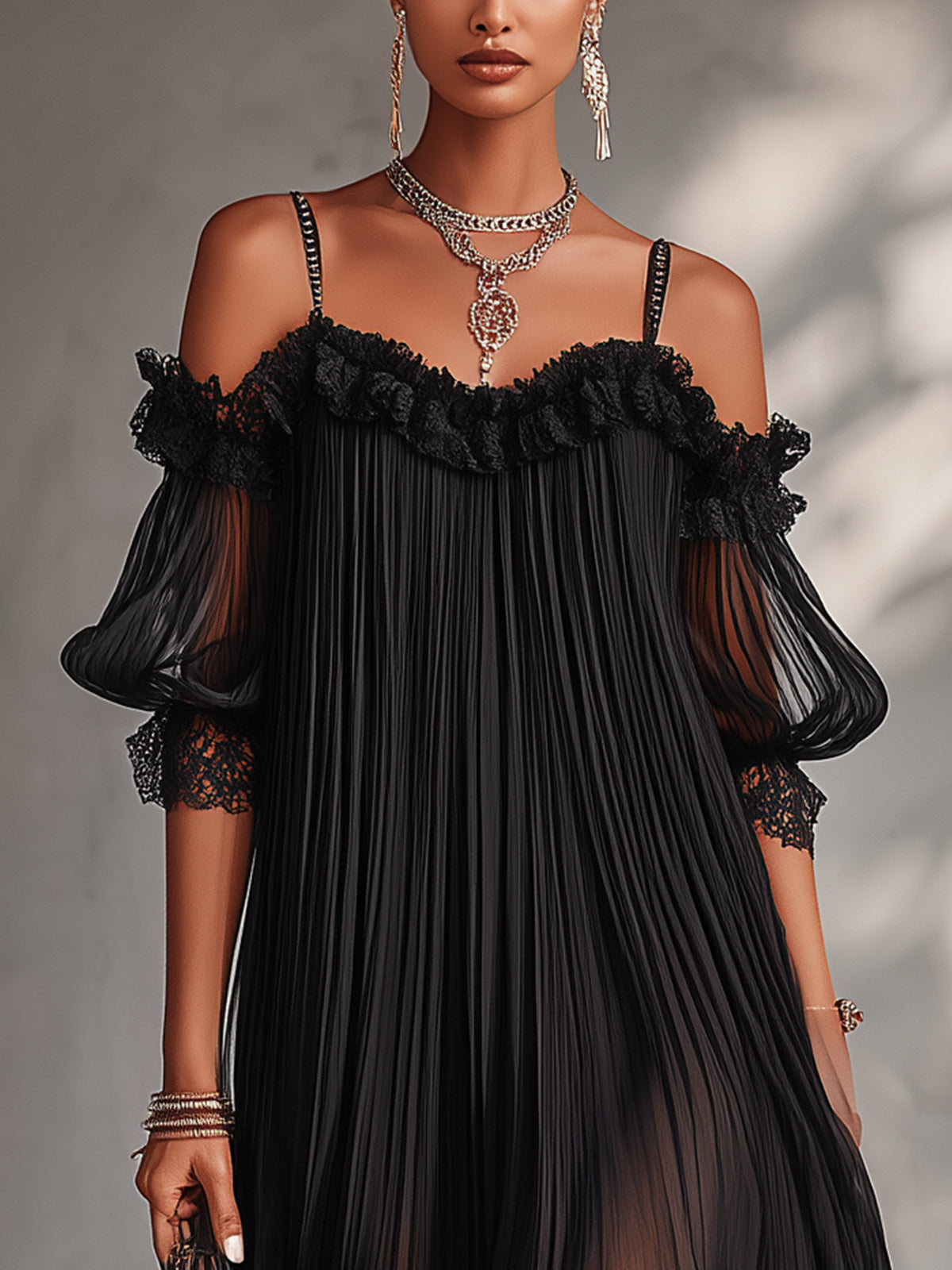 Camille | Robe Mini en Mousseline