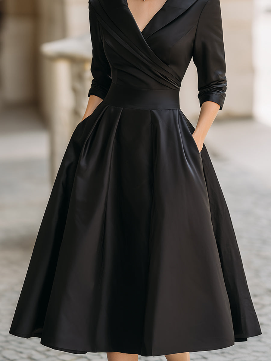 AliceLeon™ | Satin Midi Robe