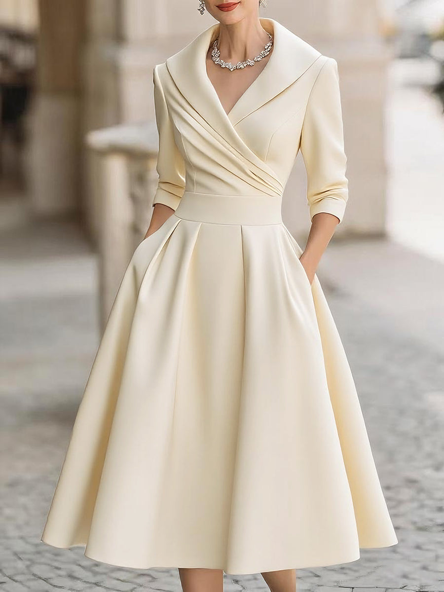 AliceLeon™ | Satin Midi Robe