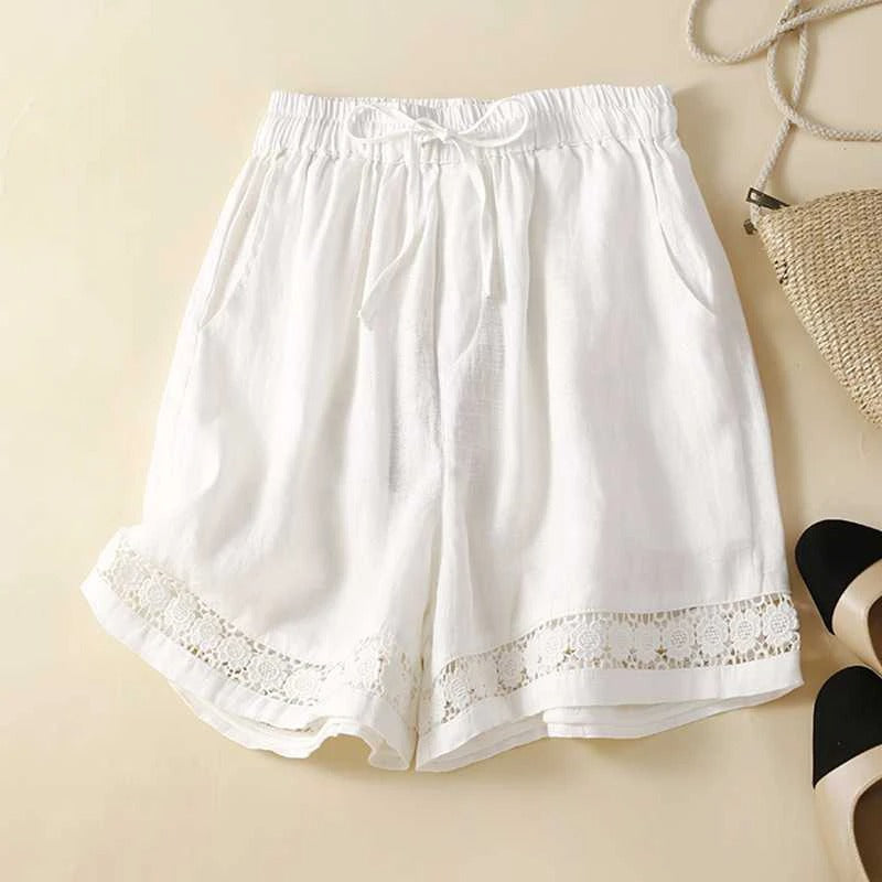 Décontractés Shorts à Motifs Floraux