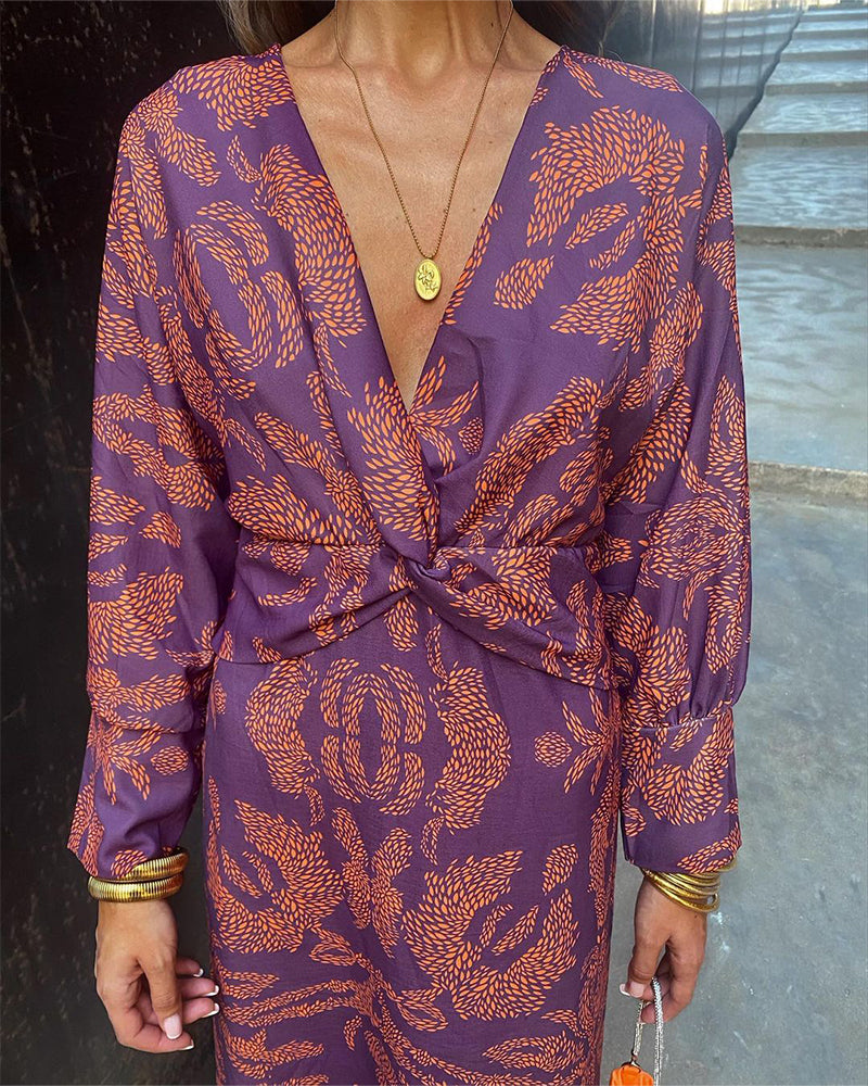 AliceLeon™ | Élégante Robe Imprimée