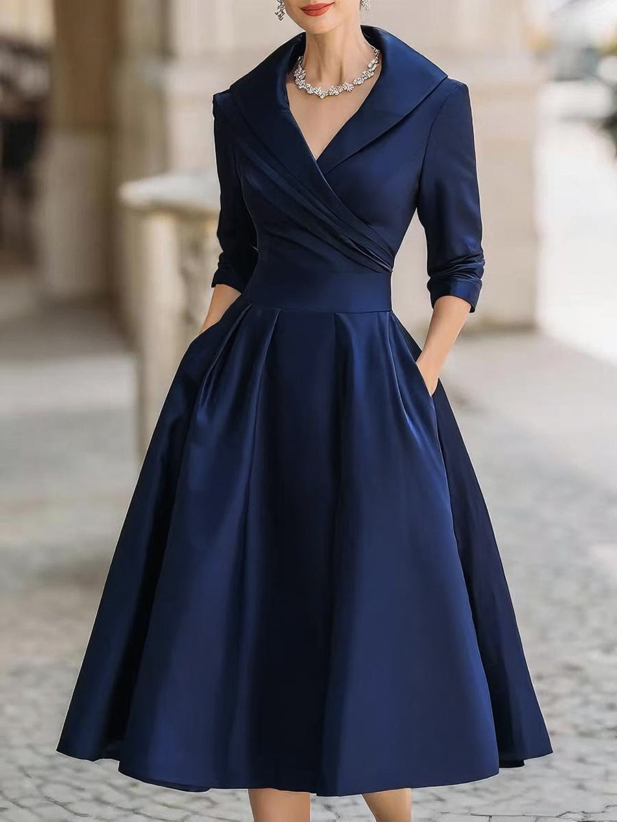 AliceLeon™ | Satin Midi Robe