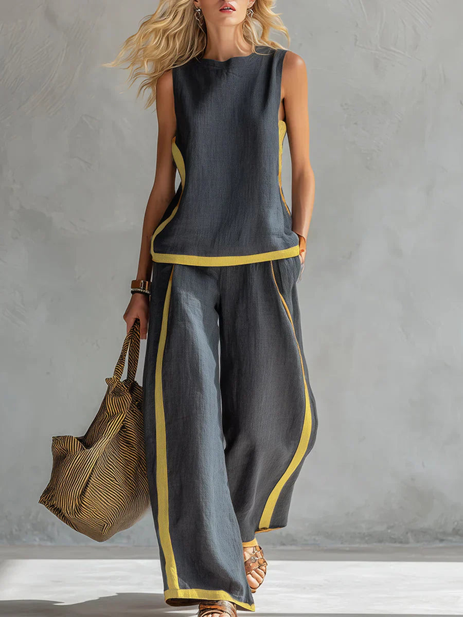 Ensemble bicolore élégant