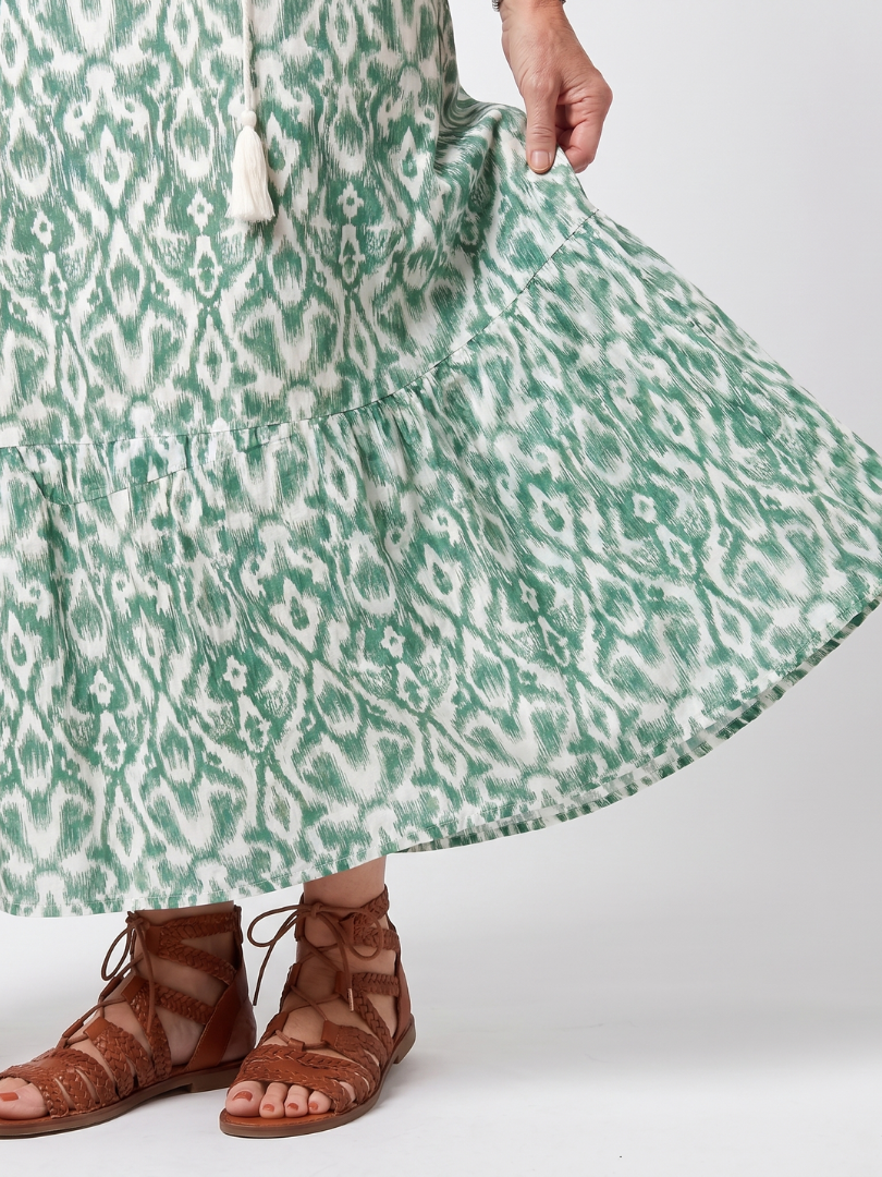 Ilara | Robe midi col V