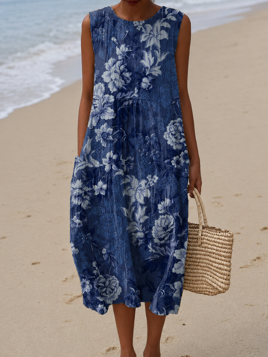 AliceLeon™ | Robe Midi Sans Manches