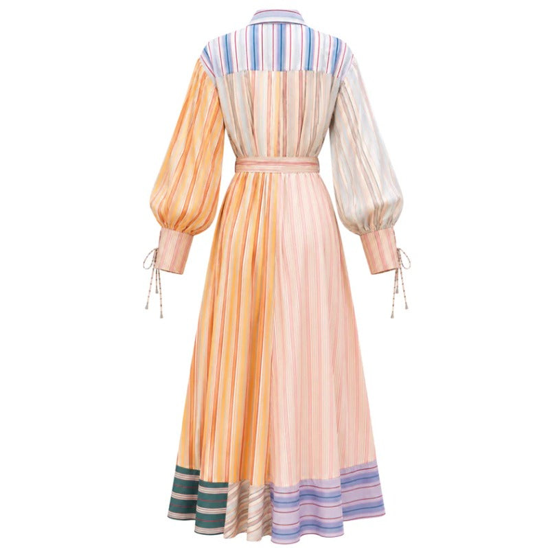 Robe maxi patchwork