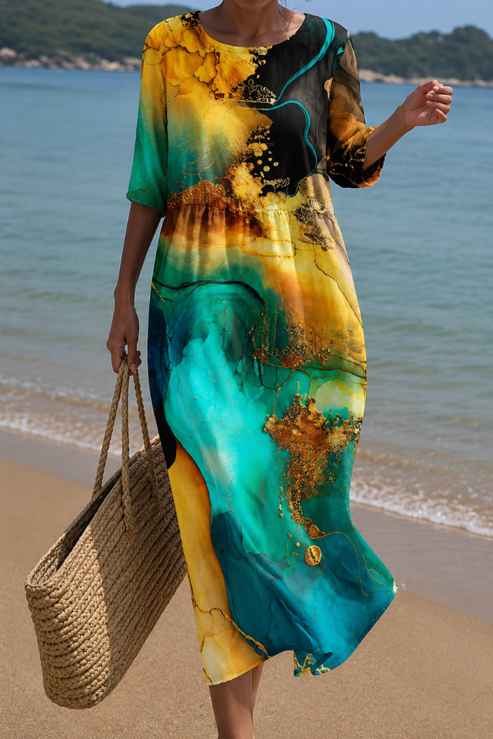 Jewel Tide Statement Dress