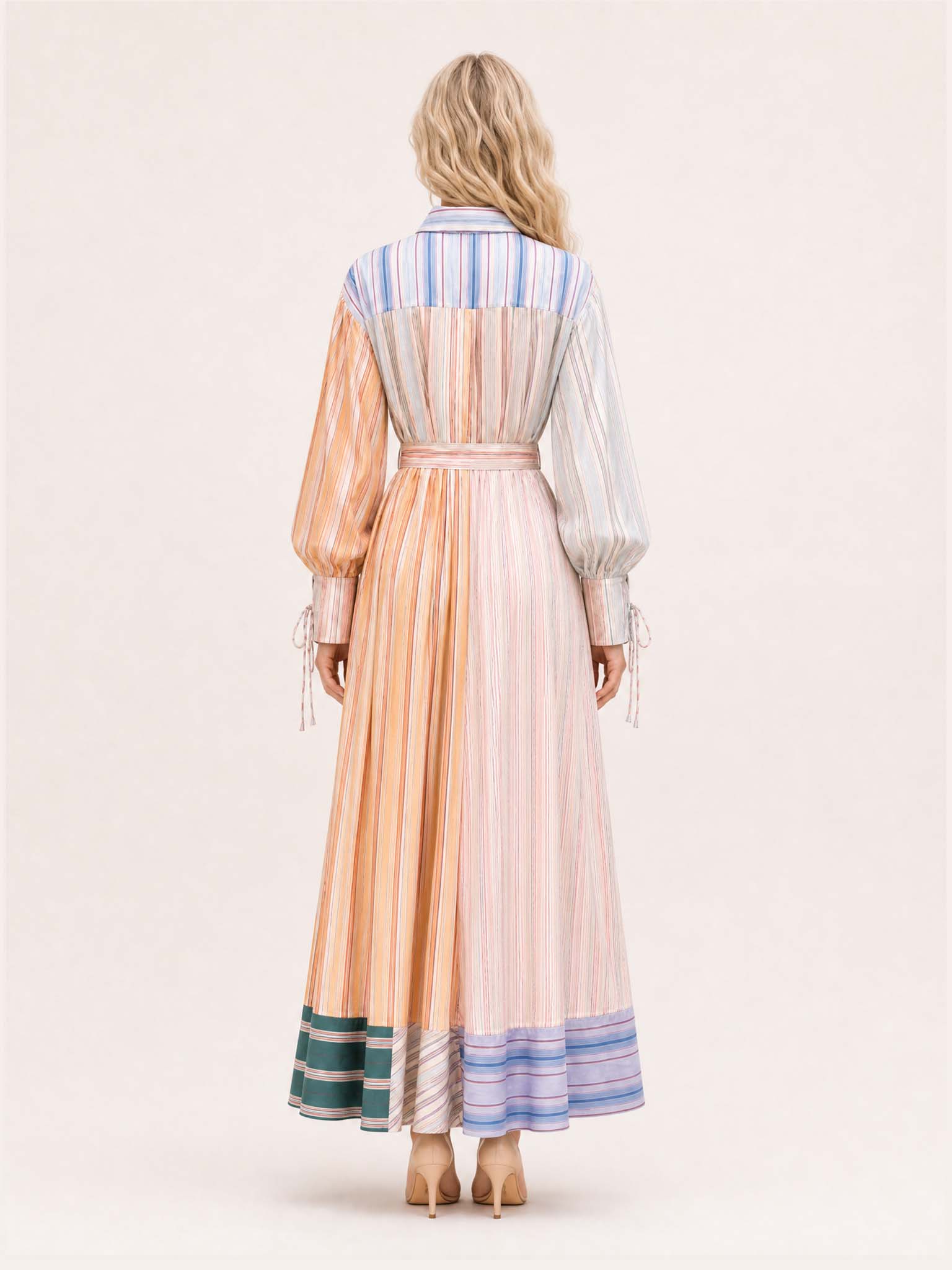 Robe maxi patchwork