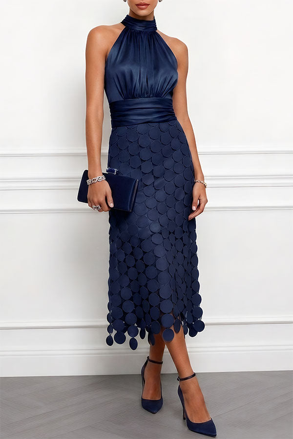 Celine | Robe Midi Élégante