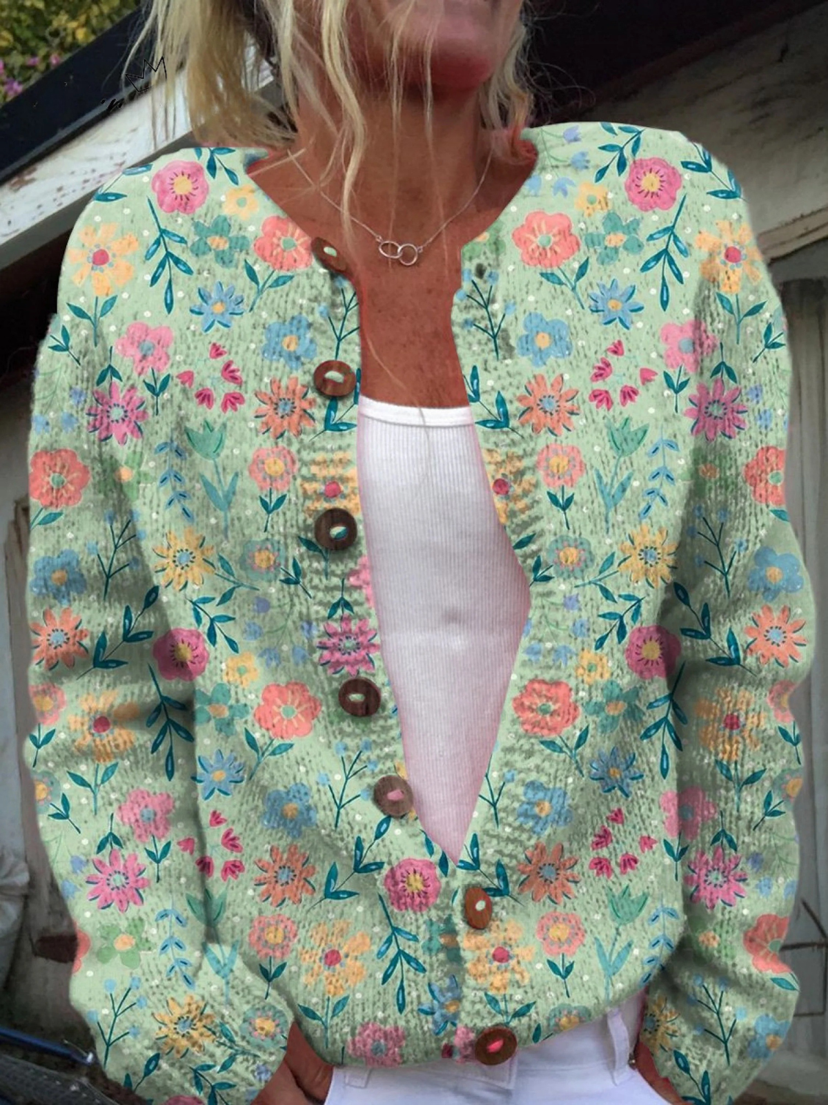 Foxfield™ | Cardigan Vintage à Fleurs pour Femmes