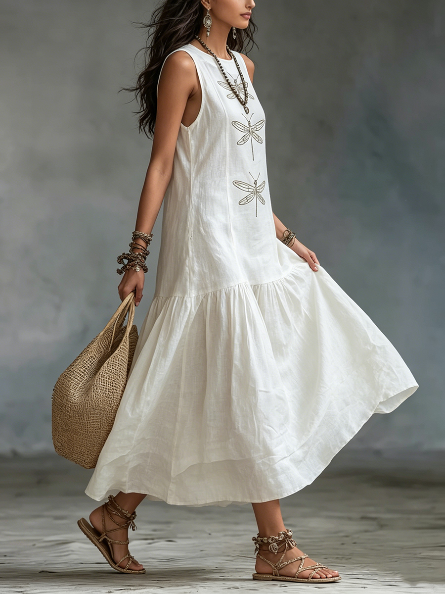 Genève Robe Maxi Sans Manches