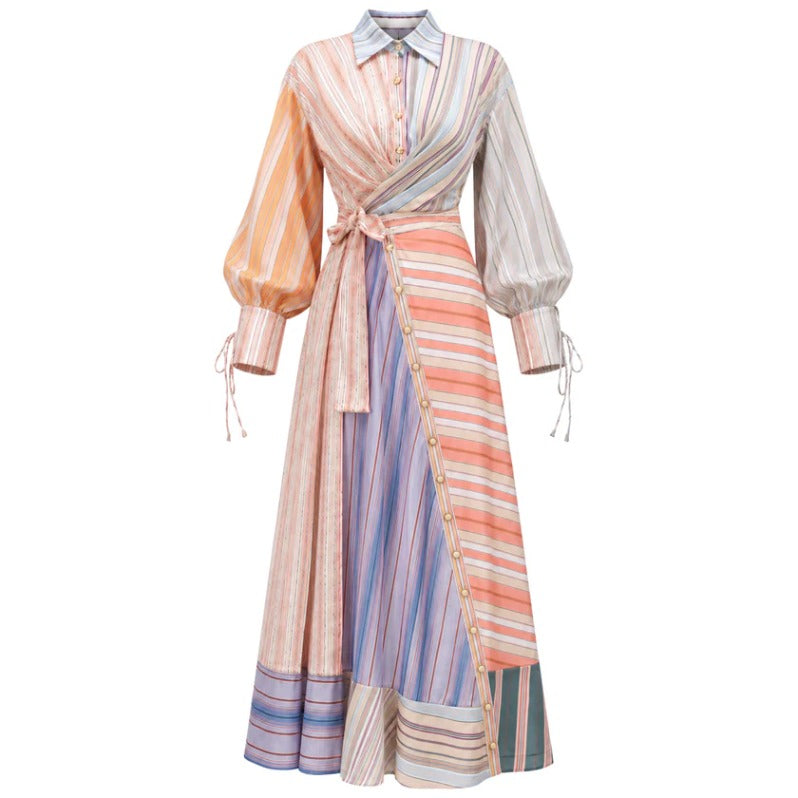 Robe maxi patchwork