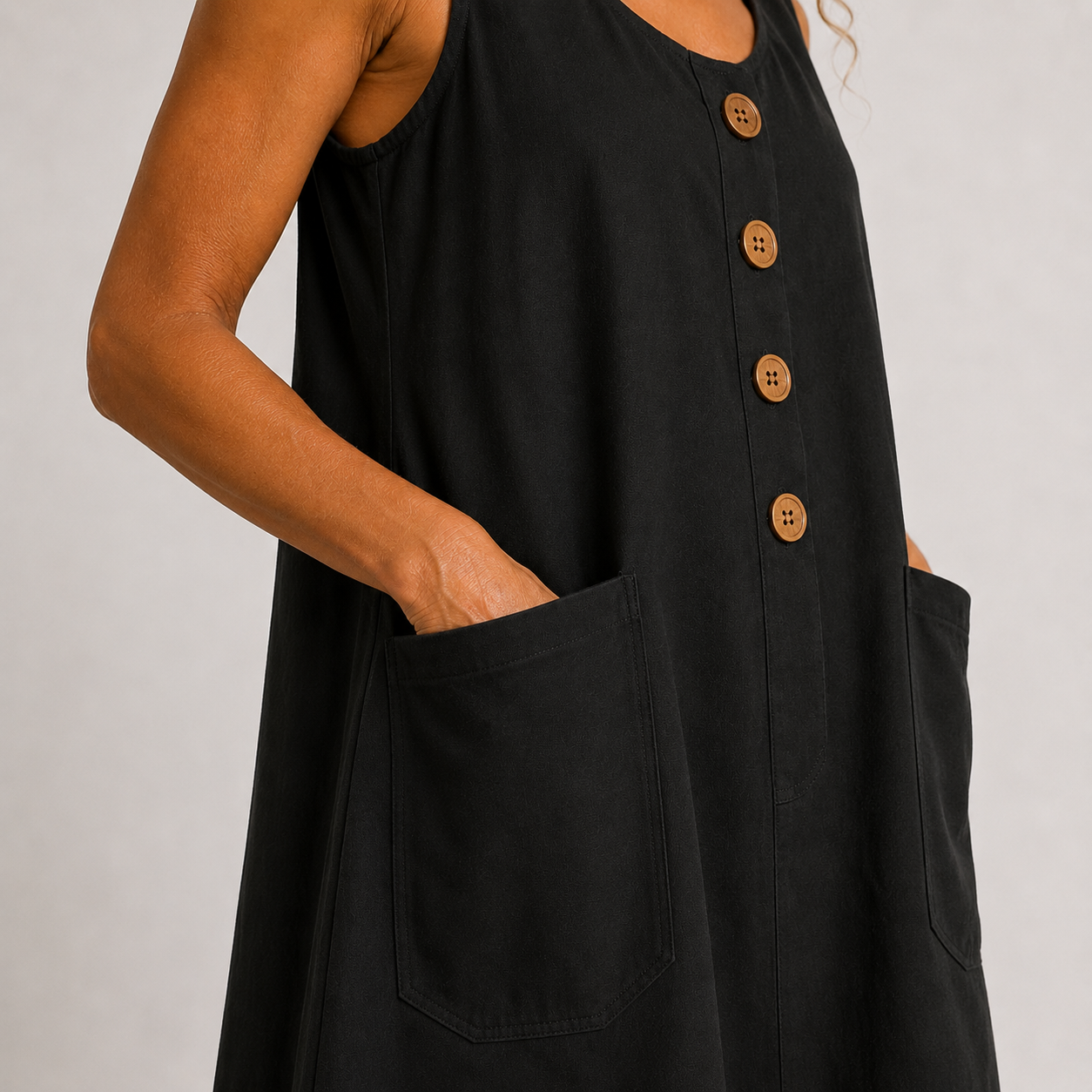 Macey | Robe d'été en coton et lin