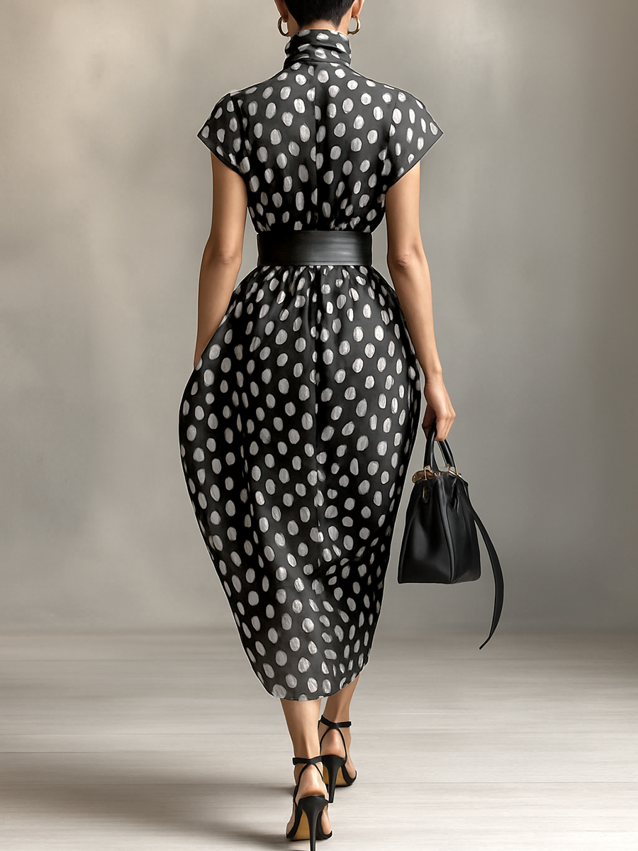AliceLeon™ | Robe maxi à pois