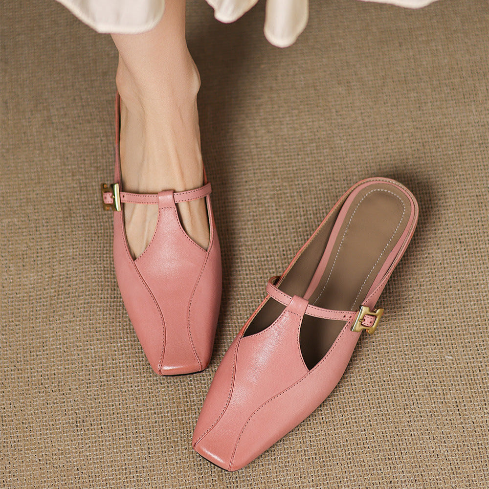 Authentic Leather Keva Mules