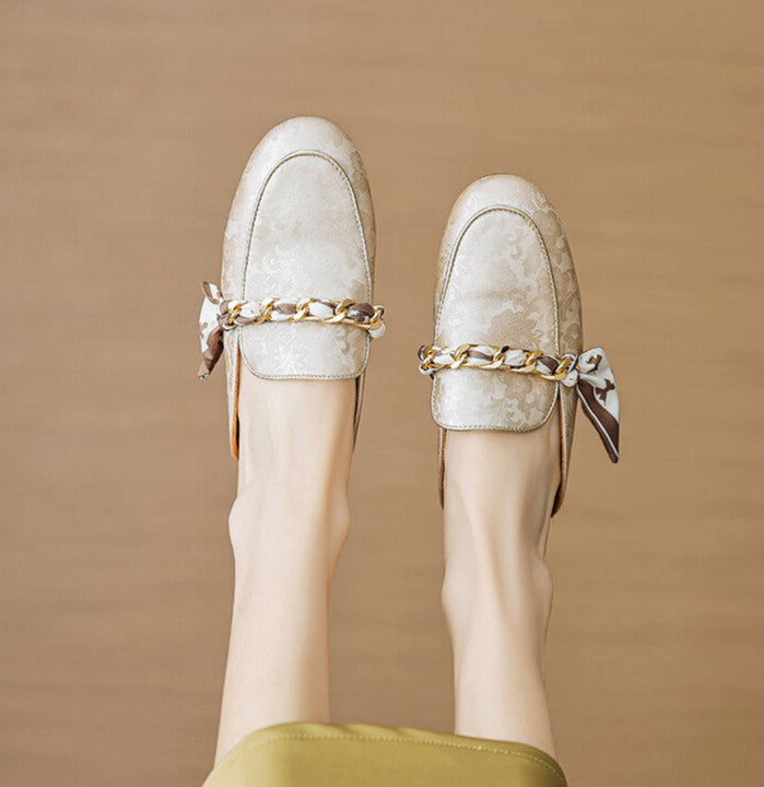 Véritable Mules en Cuir Lumor