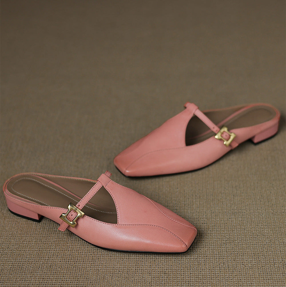 Authentic Leather Keva Mules