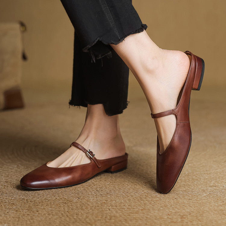 Marvyn Mules en Cuir Authentique