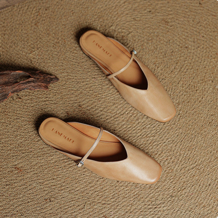 Authentic Leather Miral Mules