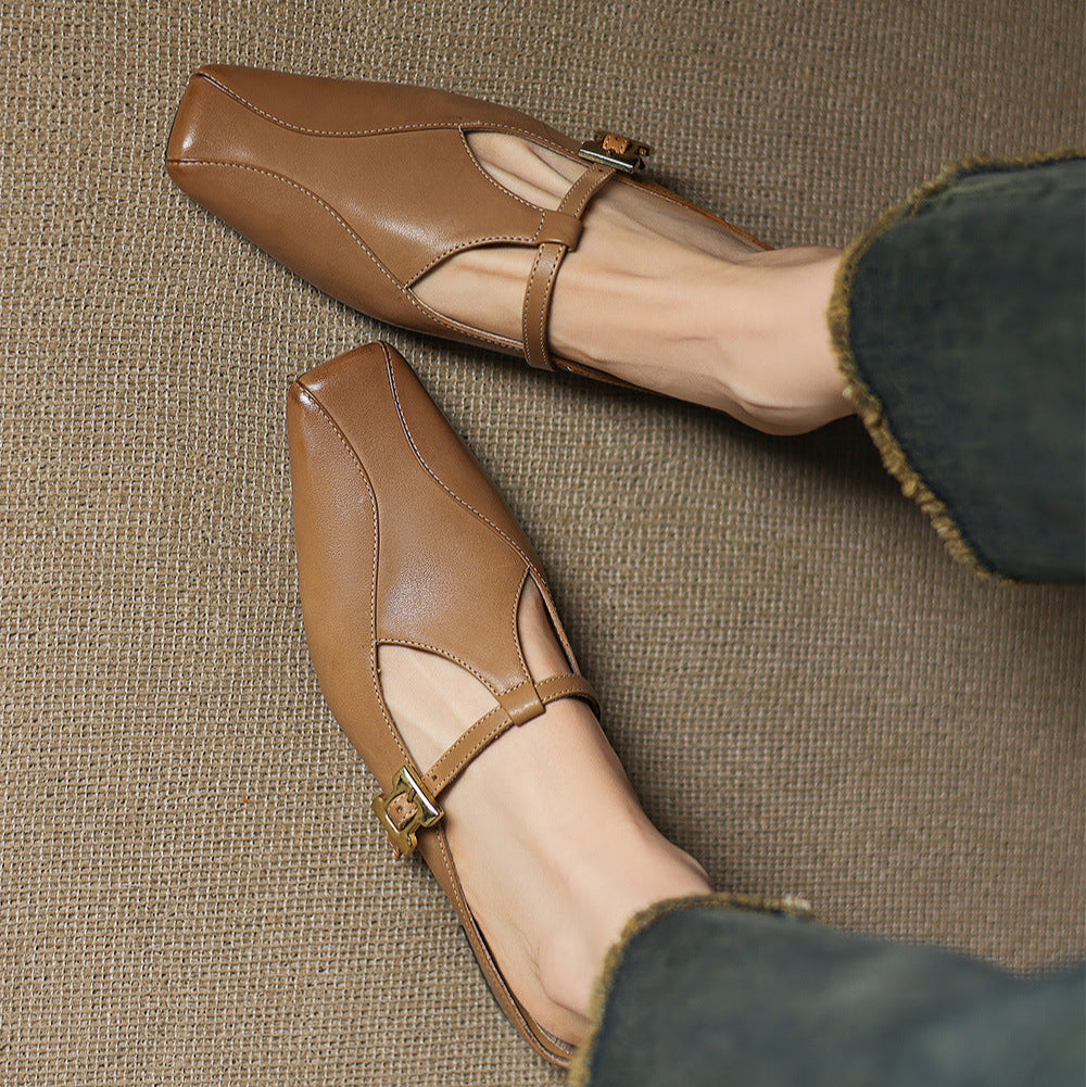 Authentic Leather Keva Mules