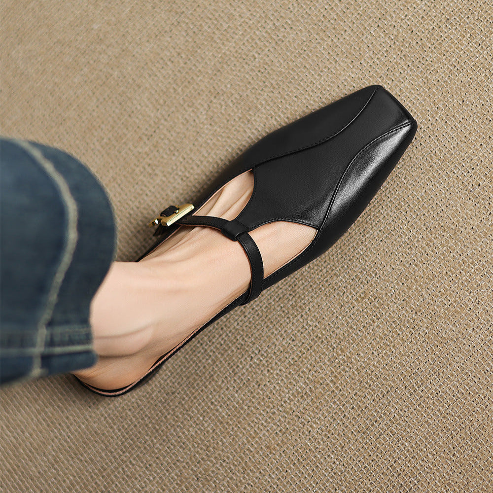Authentic Leather Keva Mules