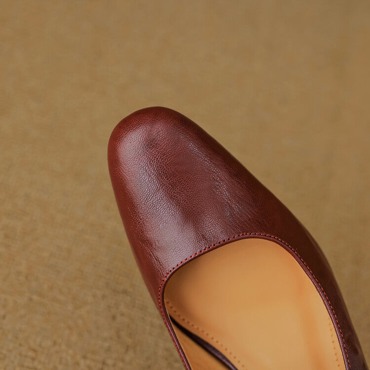 Vian Authentic Leather Mules
