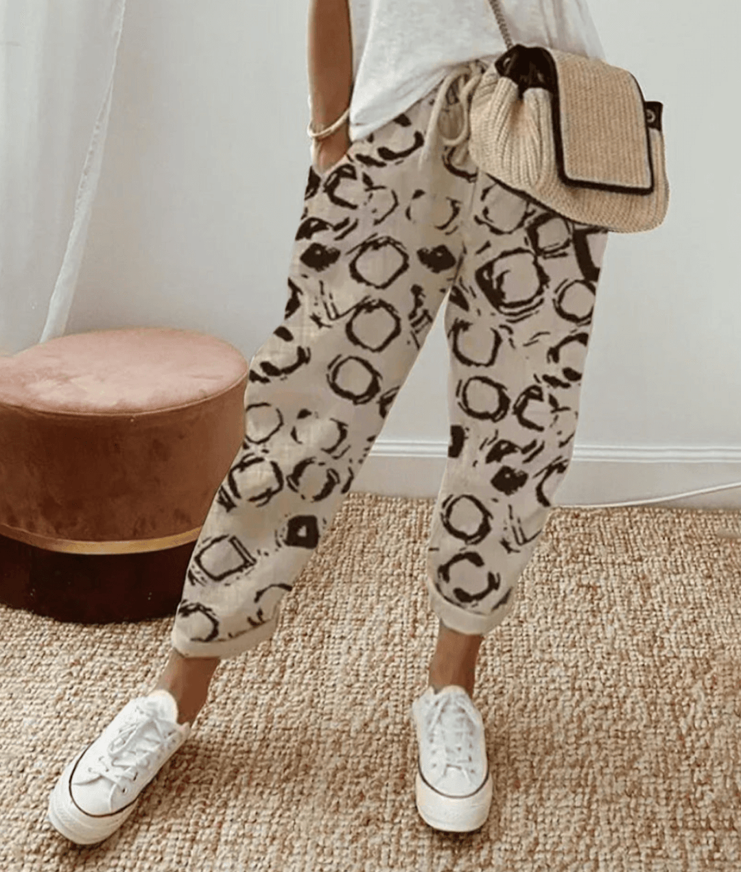 Pantalon Taille Haute