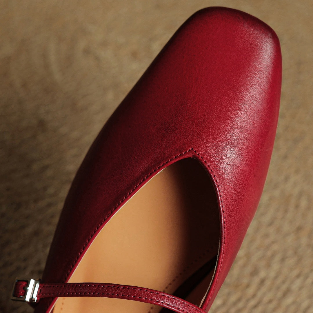 Authentic Leather Miral Mules