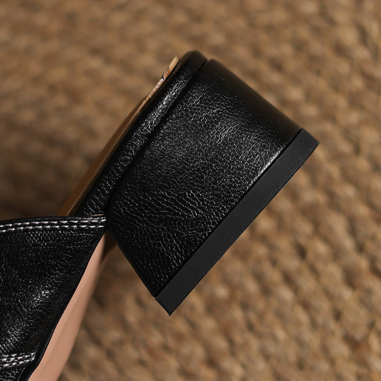 Authentic Leather Ivora Mules
