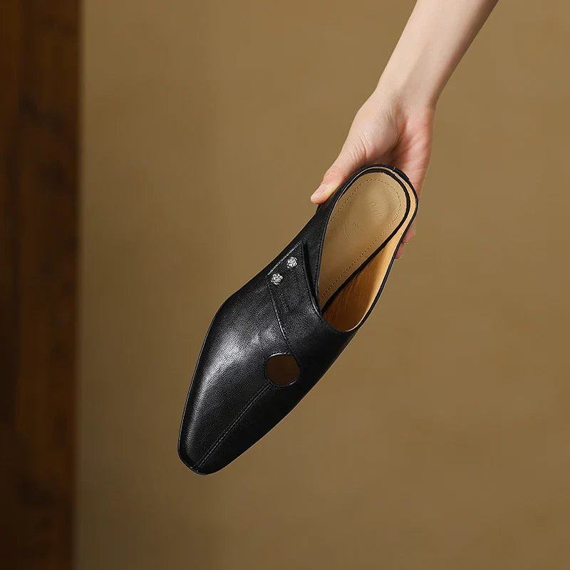 Genuine Leather Agnit Mules