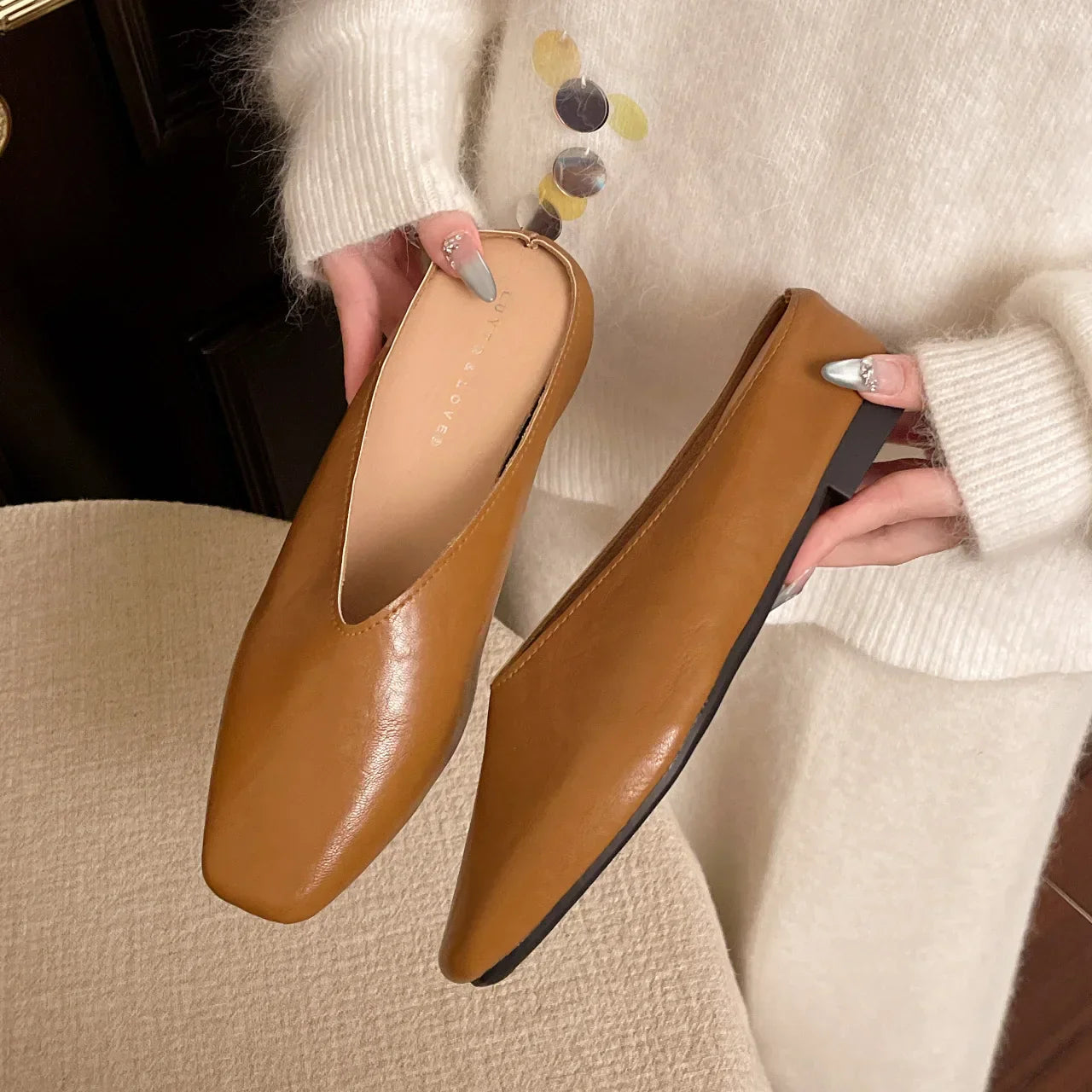 Lyra Slip-On Mules