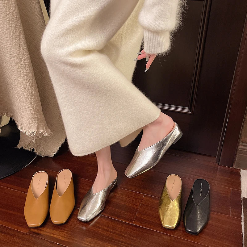 Lyra Slip-On Mules