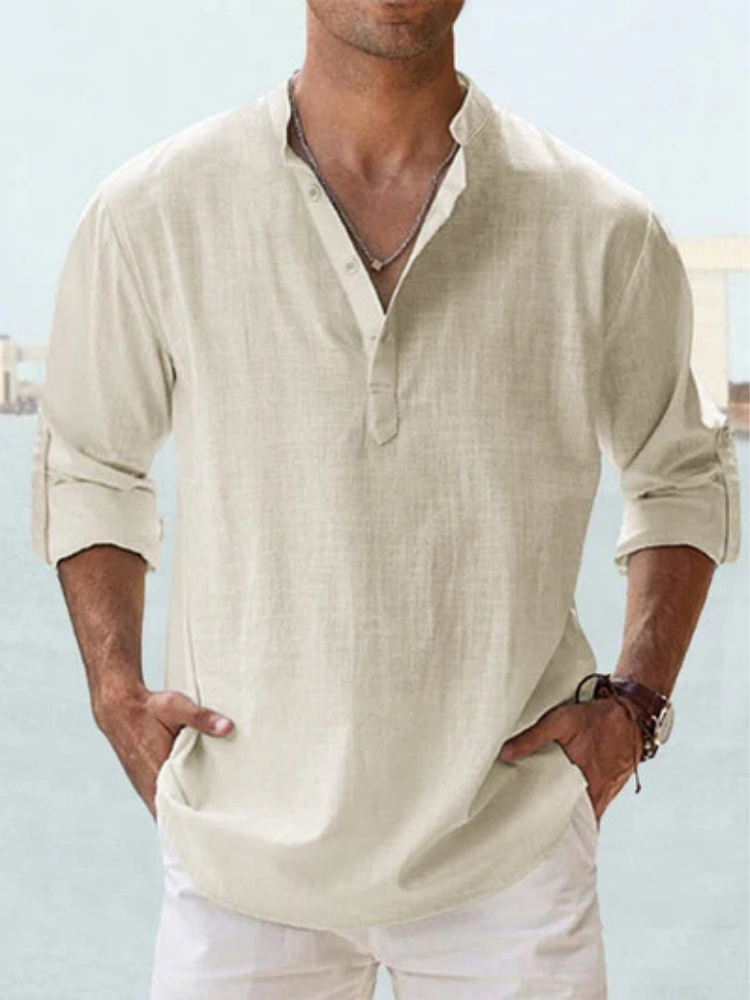 AliceLeon™ | Chemise en lin légère et respirante