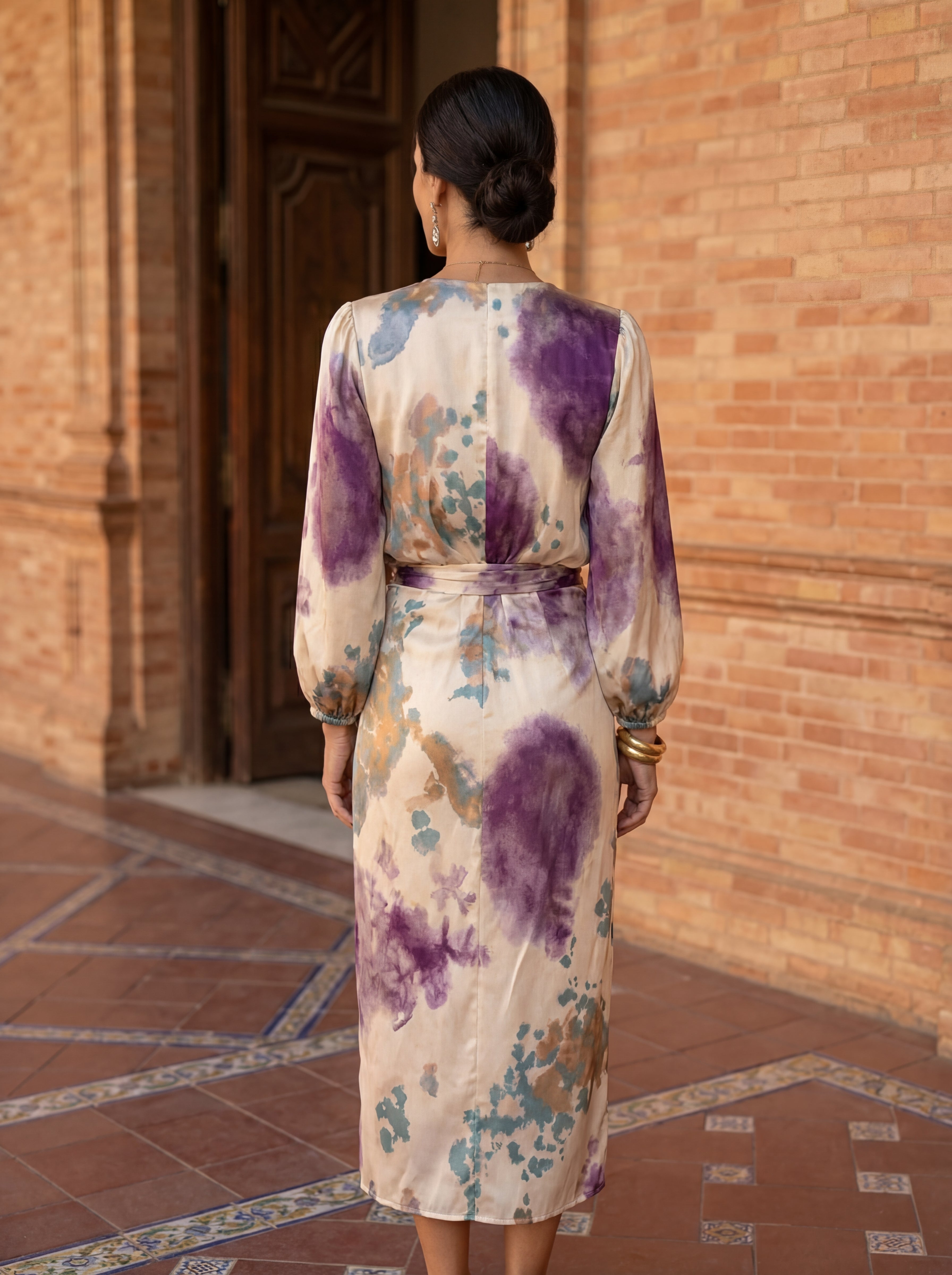 Robe Valeria à décolleté en V