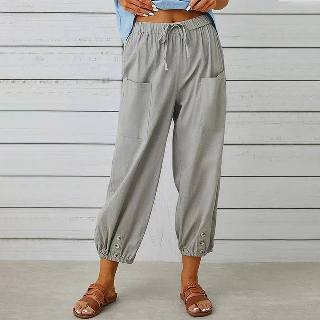 AliceLeon™ | Pantalons Taille Haute Relaxed