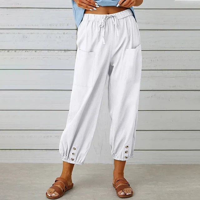 AliceLeon™ | Pantalons Taille Haute Relaxed