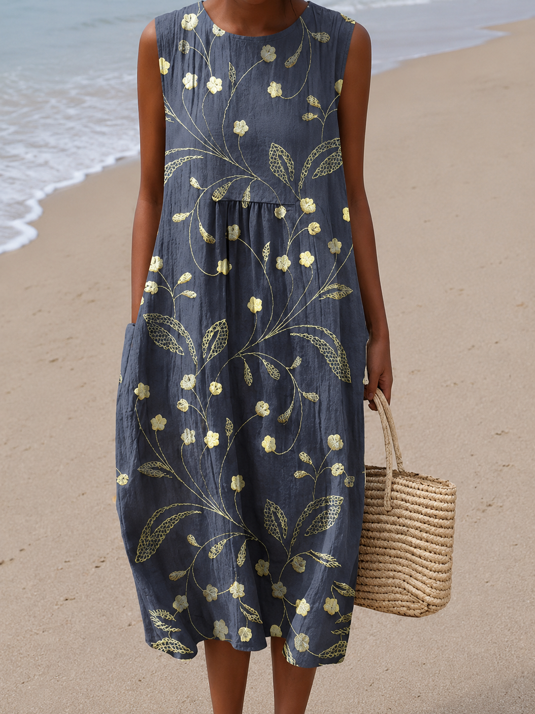 AliceLeon™ | Floral Midi Dress