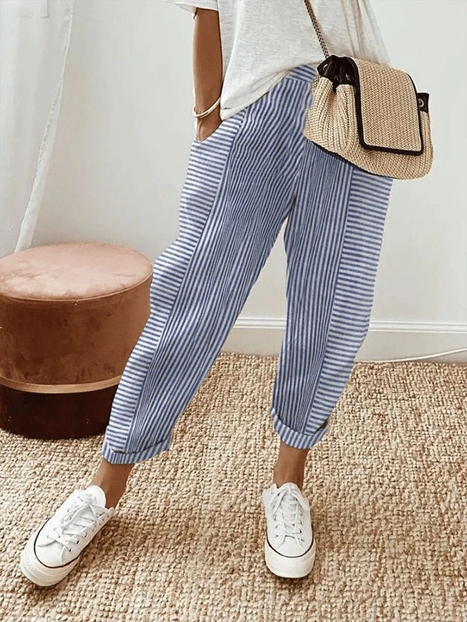 AliceLeon™ | Rayé Pants