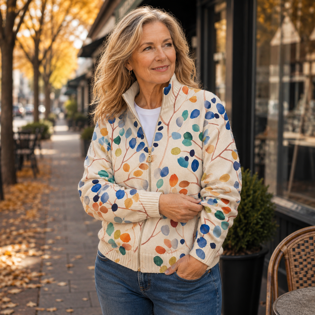 Imogene | Cardigan Botanique