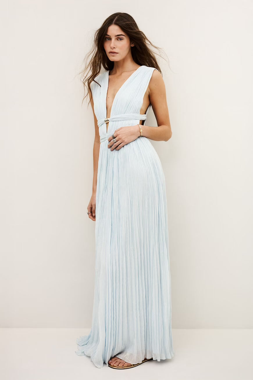 Maxi Robe à Décolleté en V