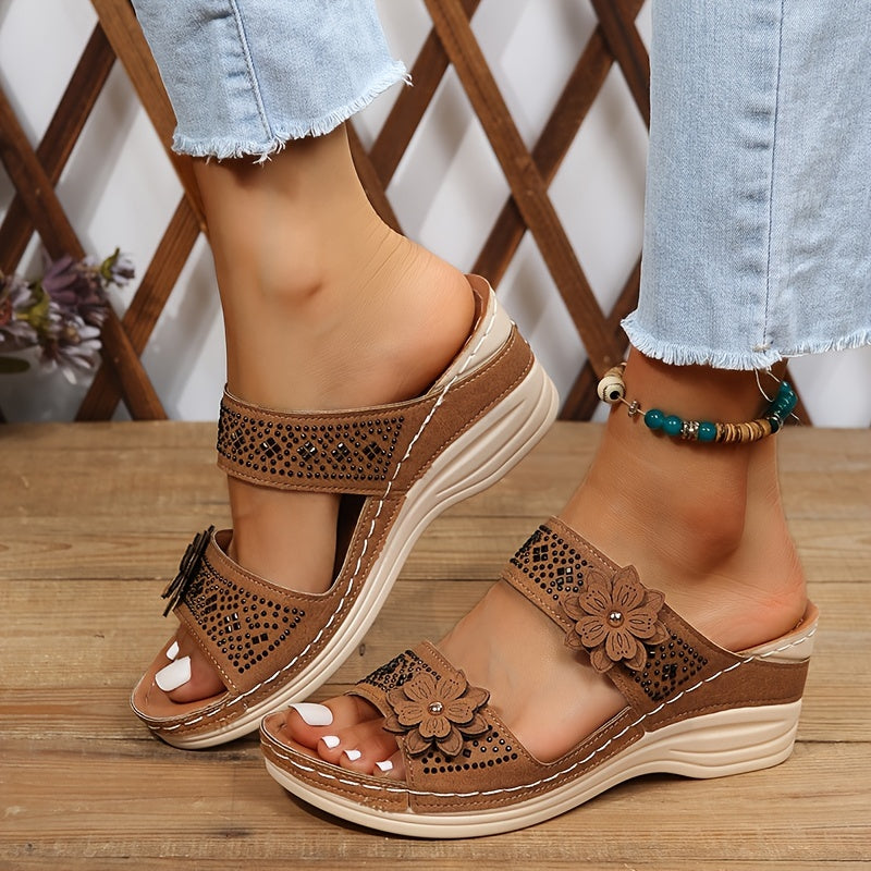 AliceLeon™ | Rosalie Comfort Wedge Sandals