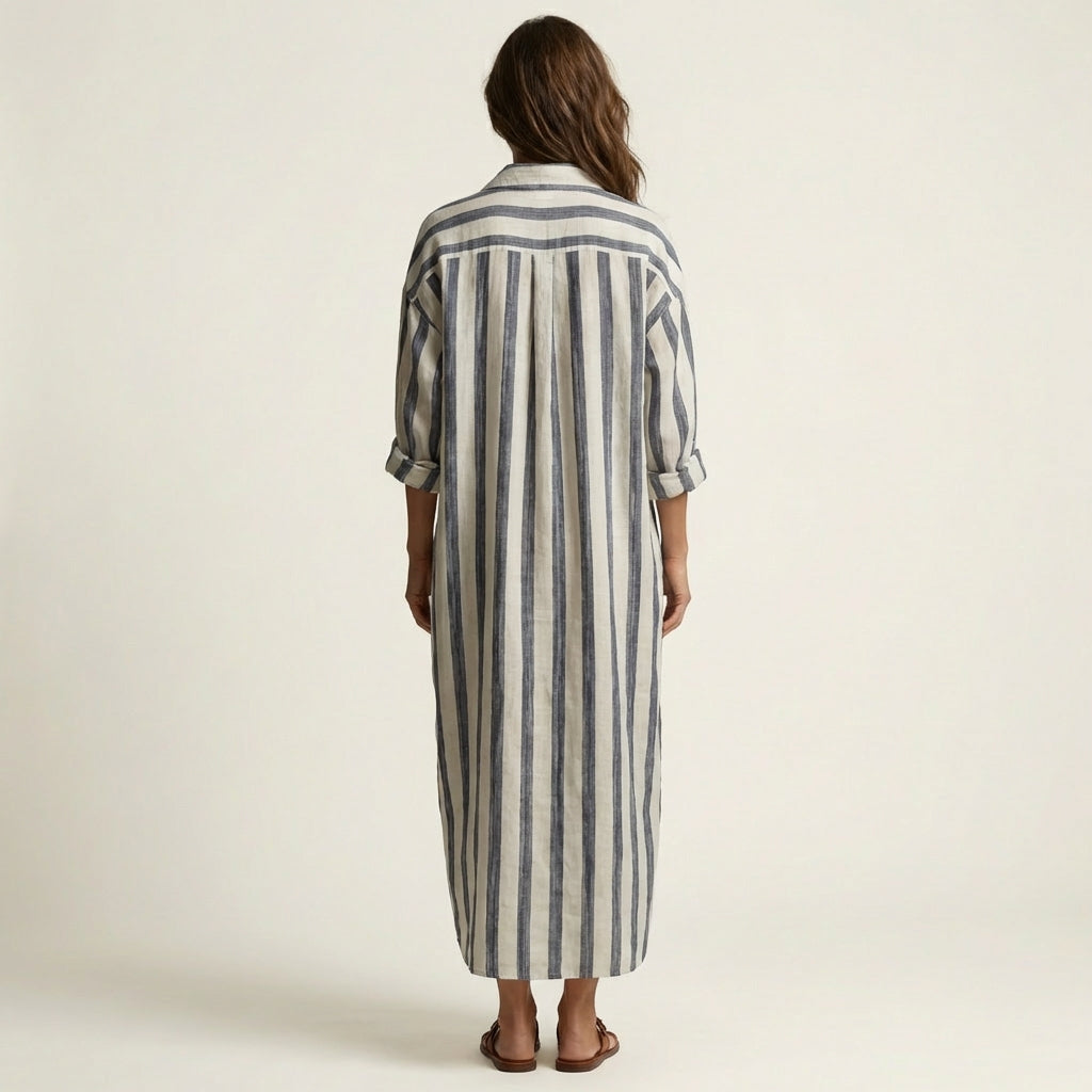 AliceLeon™ | Maxi Striped Robe