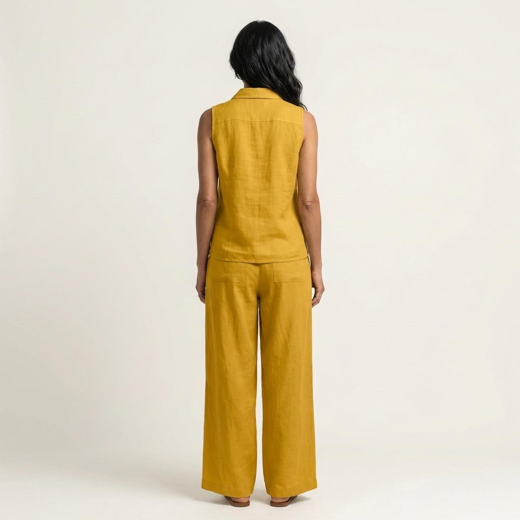 Ensemble Cache-Cœur avec Pantalon Large