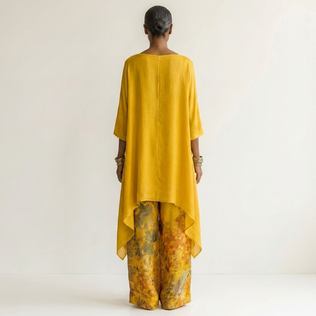 Ensemble Asymétrique Coton-Soie