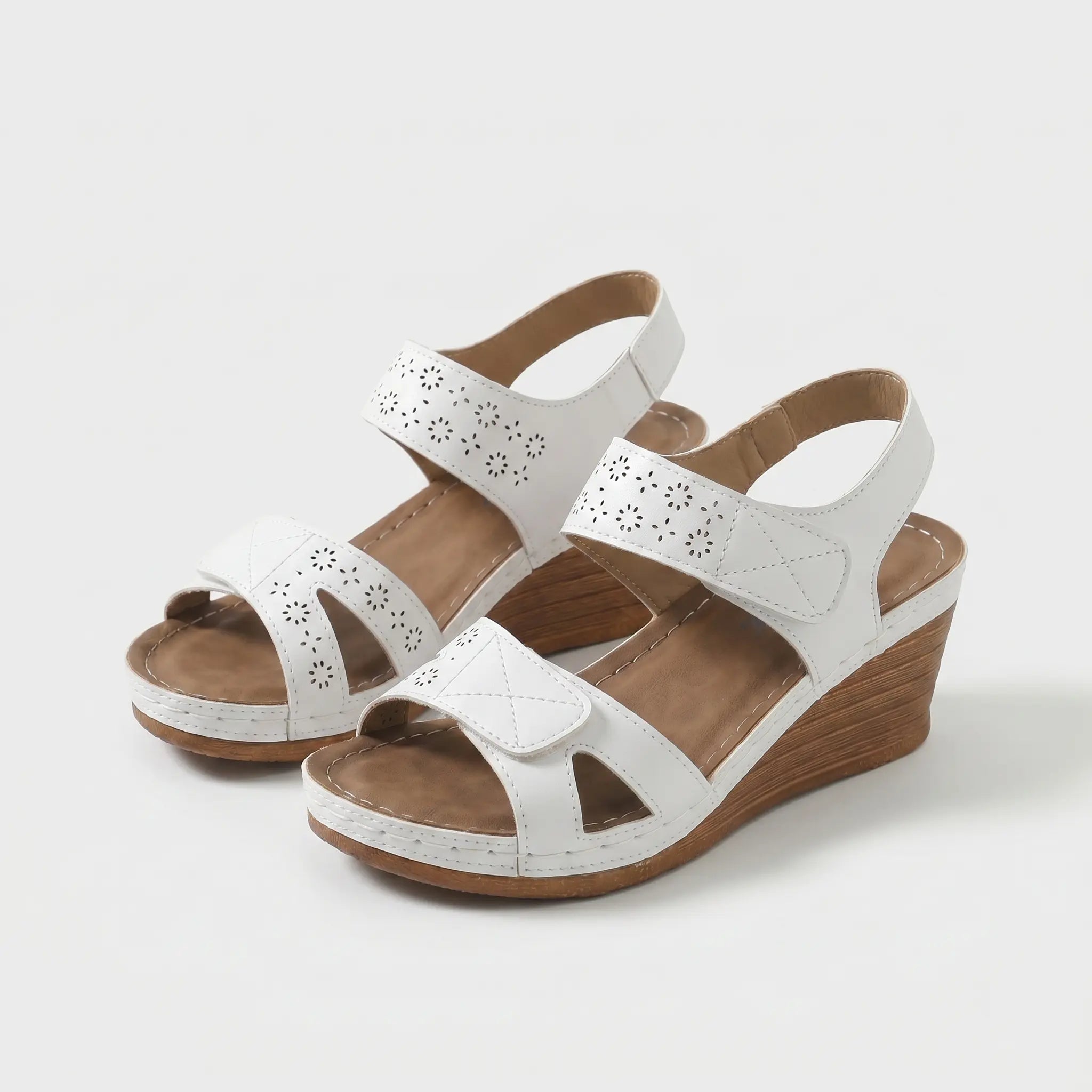 Prudy | Sandales Wedge Rembourrées à Talon