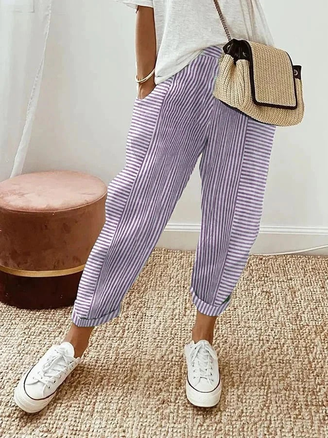 AliceLeon™ | Rayé Pants